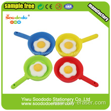 Poached Egg  Eraser, food eraser collection